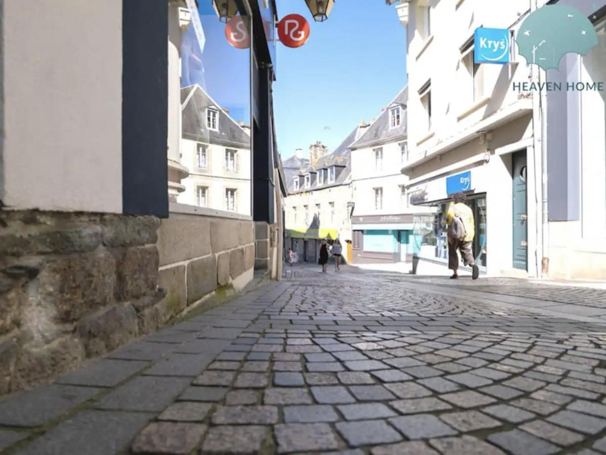 Grand Appartement Loft Lannion Centre T4 ภายนอก รูปภาพ